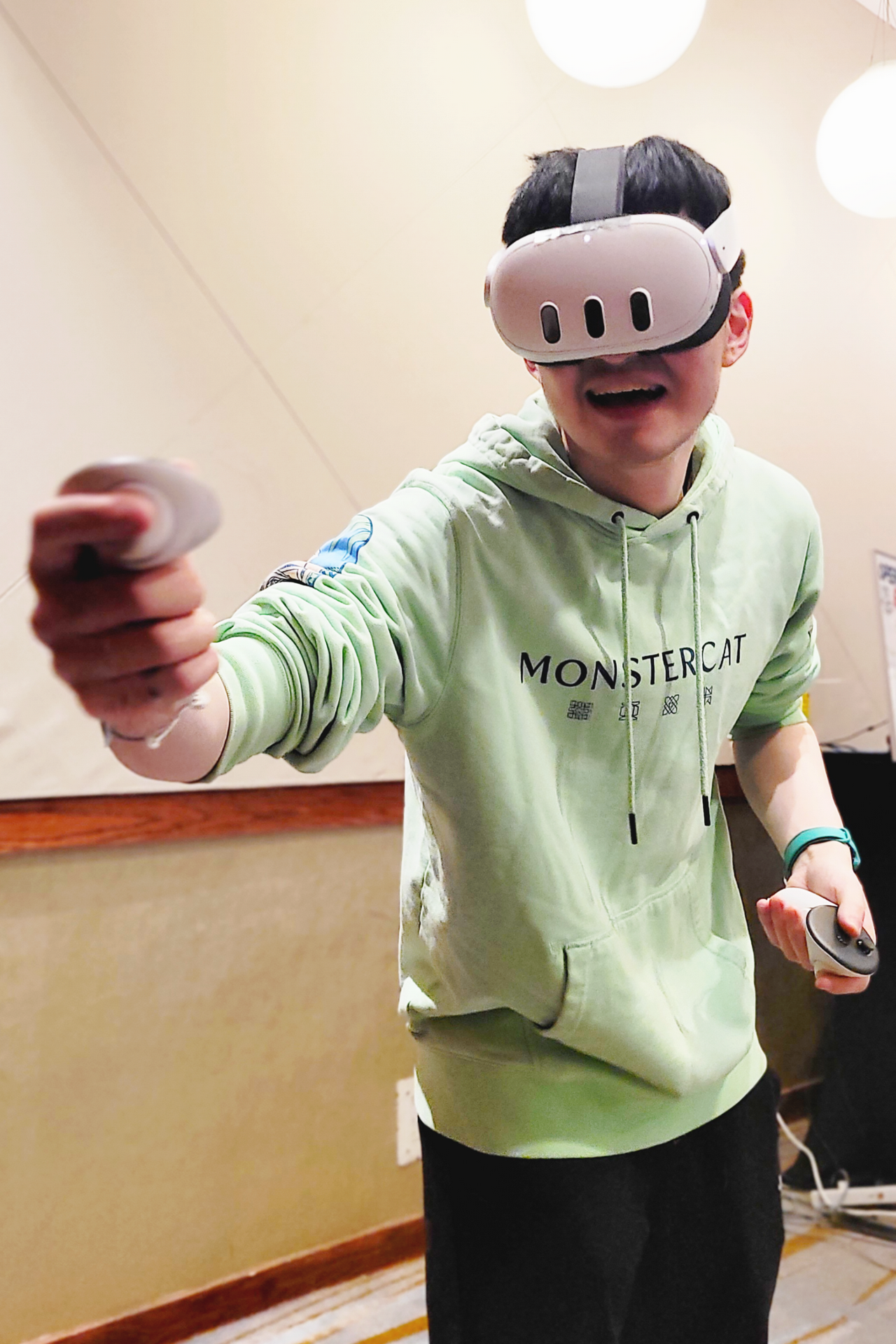 A person&apos;s joyful expression upon solving a puzzle